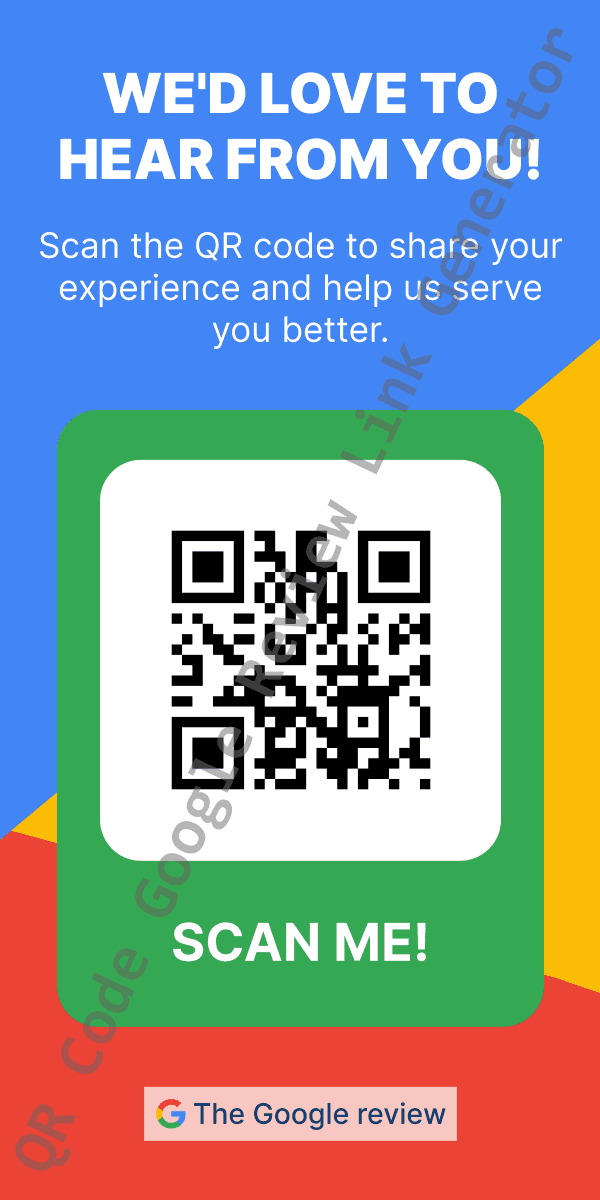 Email Newsletters — Google review QR code template
