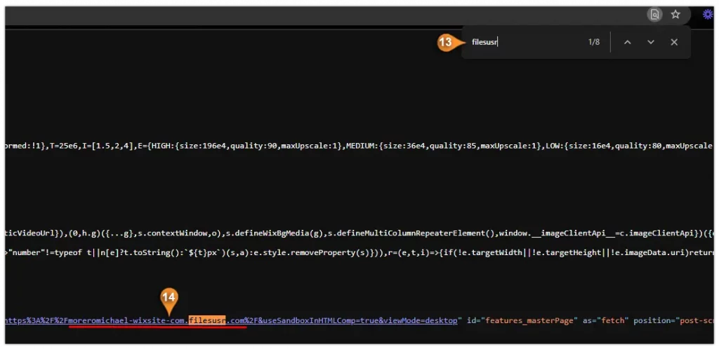 look for filesusr