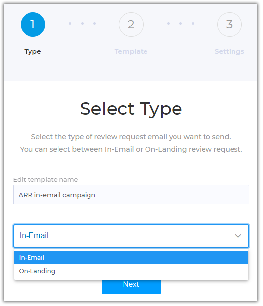 How to create an email template for automated review request
