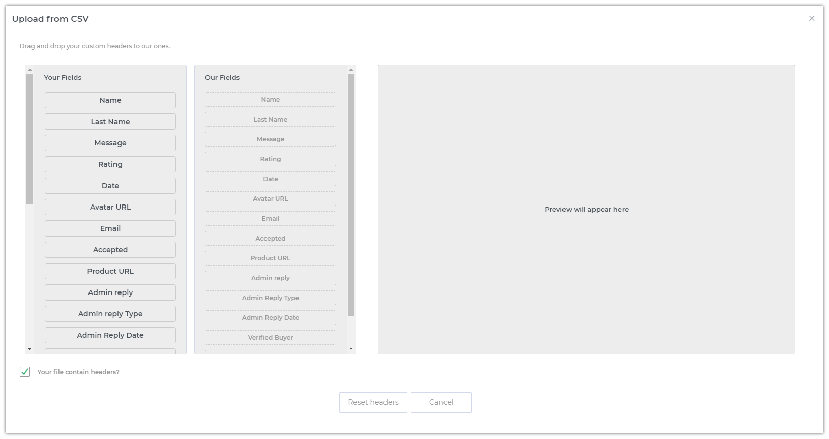 How to Import Reviews From CSV or Manually