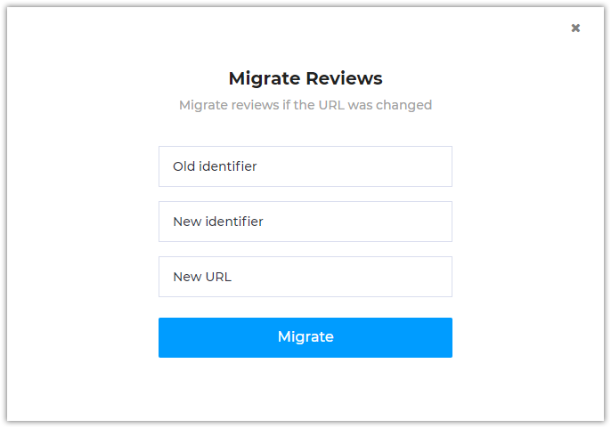 How to migrate reviews