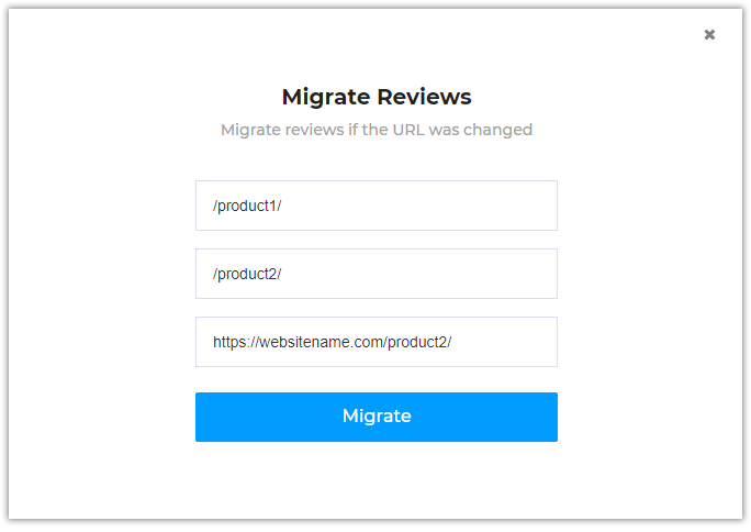 How to migrate reviews