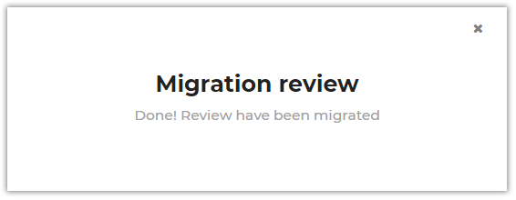 How to migrate reviews