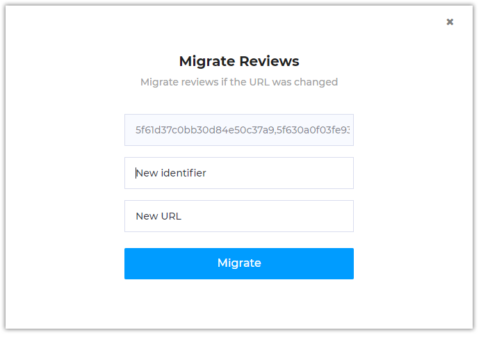 How to migrate reviews