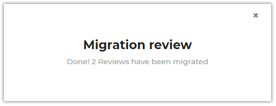 How to migrate reviews