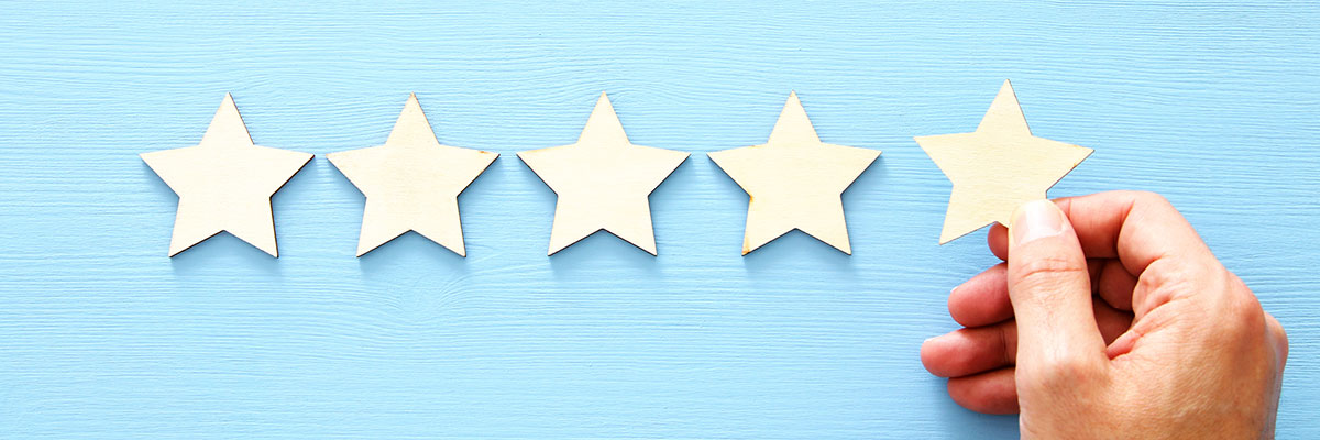 The 10 best types of social proof - Customer reviews and ratings