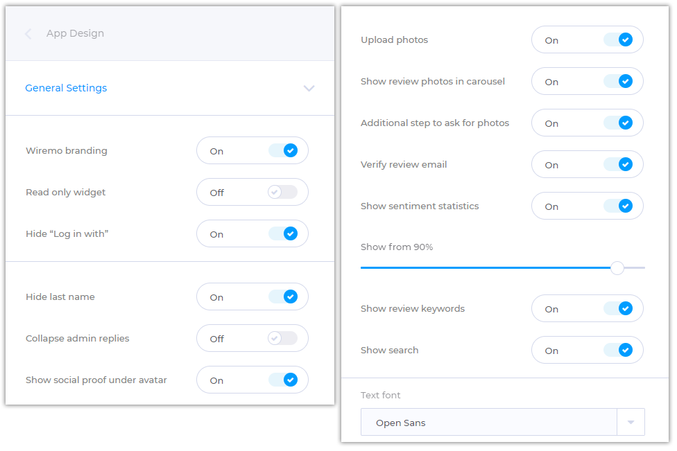 How to Customize Wiremo Customer Review Widget