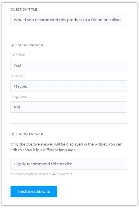 How to Setup And Use Additional Questions in Wiremo Widget