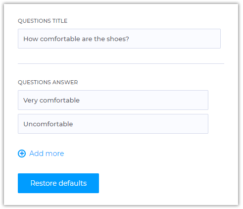 How to Setup And Use Additional Questions in Wiremo Widget