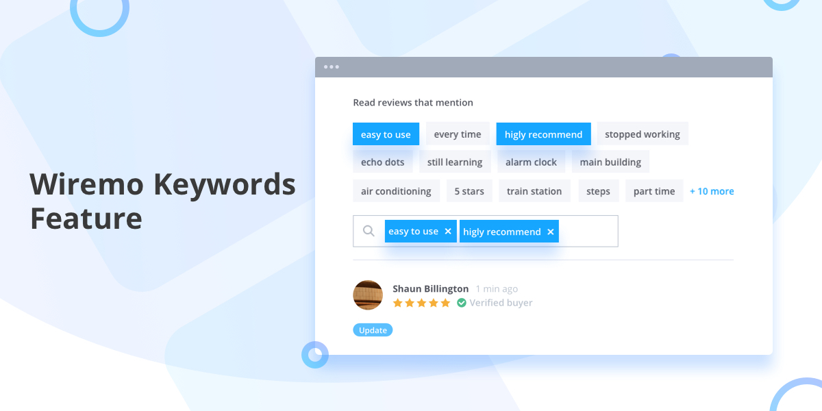 Wiremo Keywords Feature