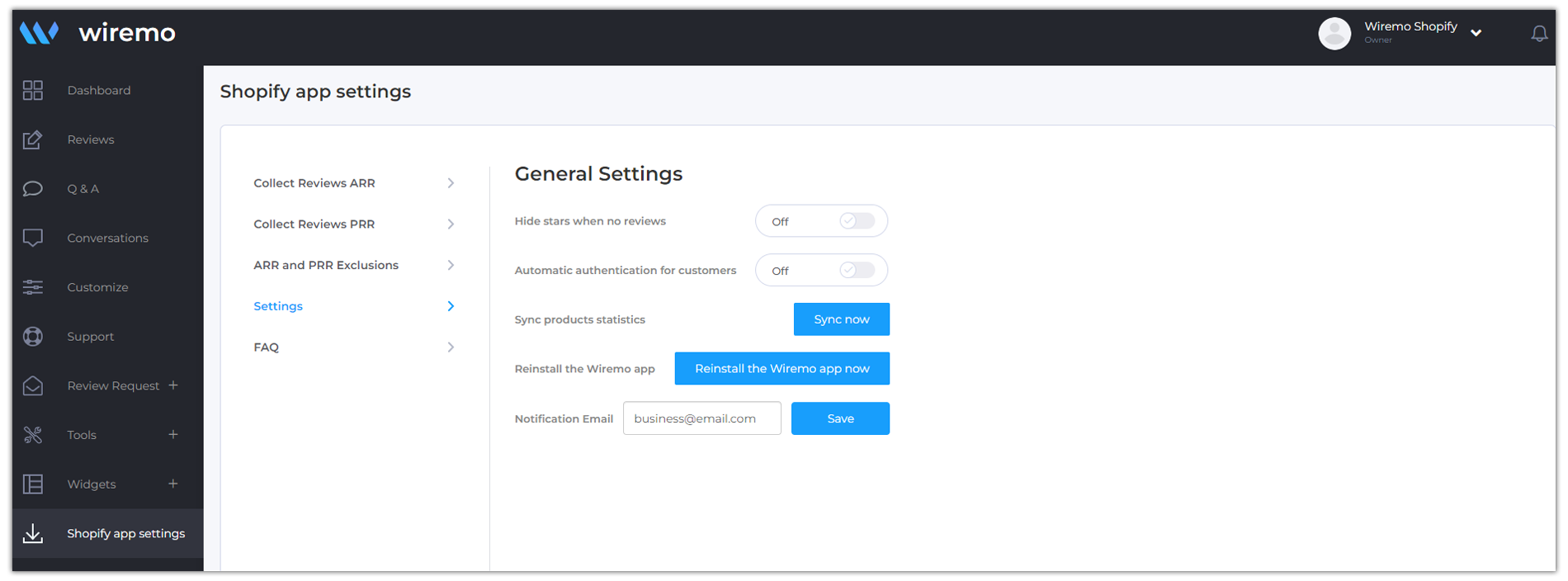 How to Setup Customer Reviews Platform on Shopify With Wiremo App