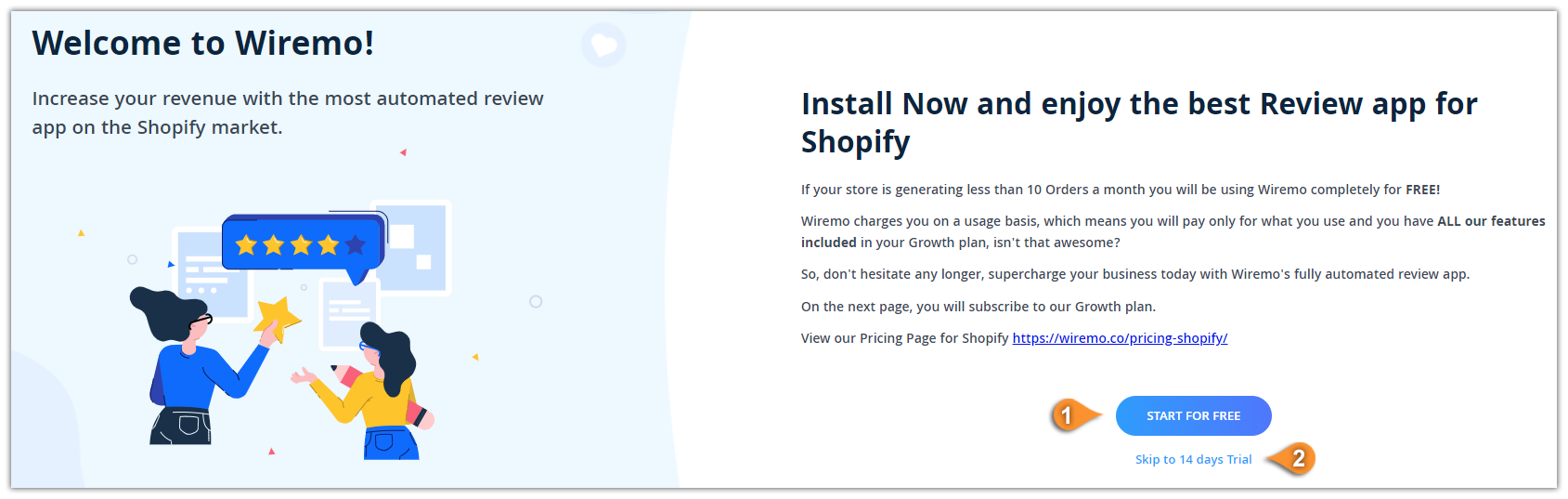 Skip to 14 days free Trial