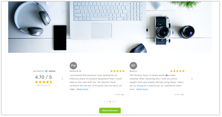 How to Setup Product Reviews Carousel on a Squarespace Website