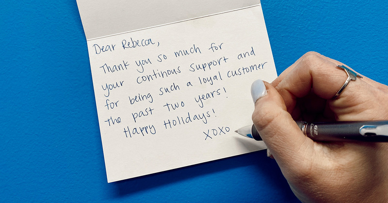 thank you note for loyal customers