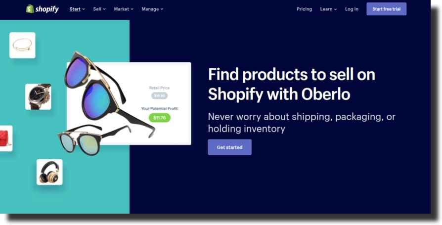 Shopify and Oberlo