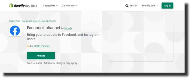Shopify facebook channel