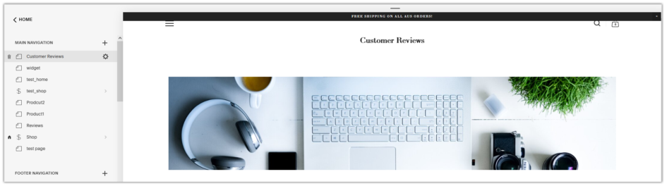 Show All Reviews on a Dedicated Page on Squarespace Using Wiremo