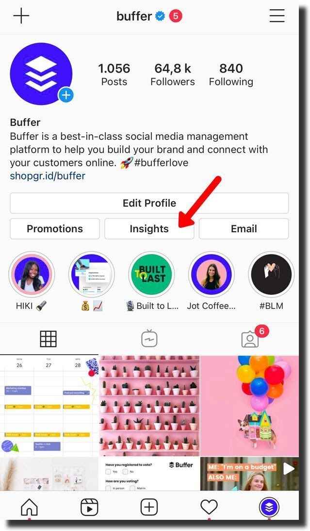 buffer instagram