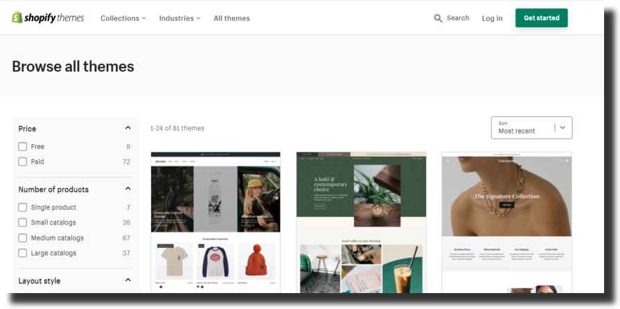 shopify themes
