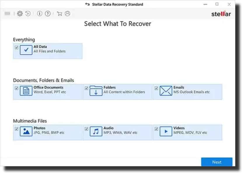 Stellar data recovery