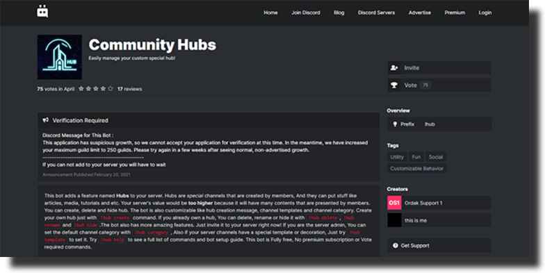 community hubs