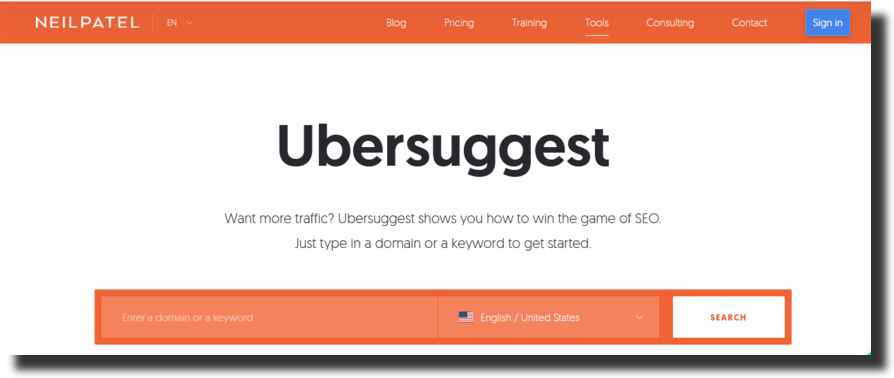 ubersuggest