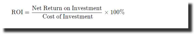 ROI formula