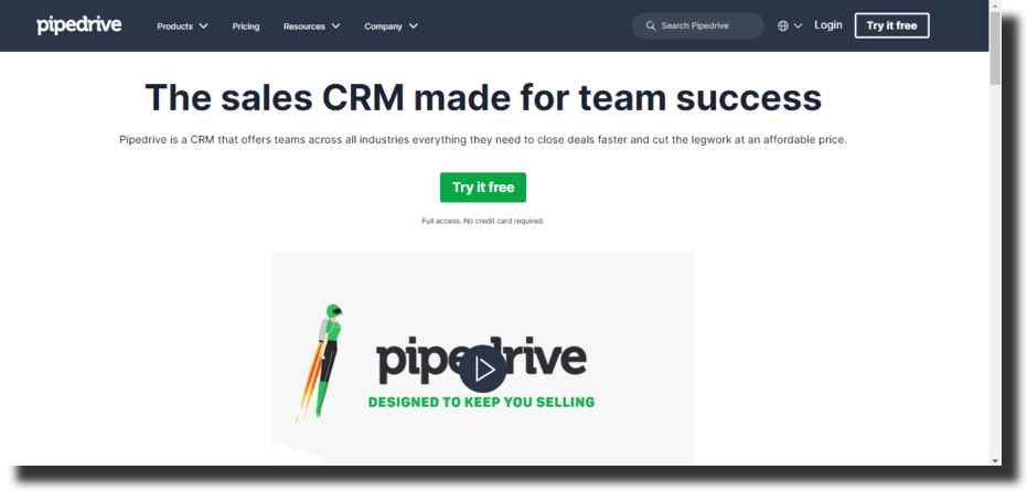 pipedrive crm