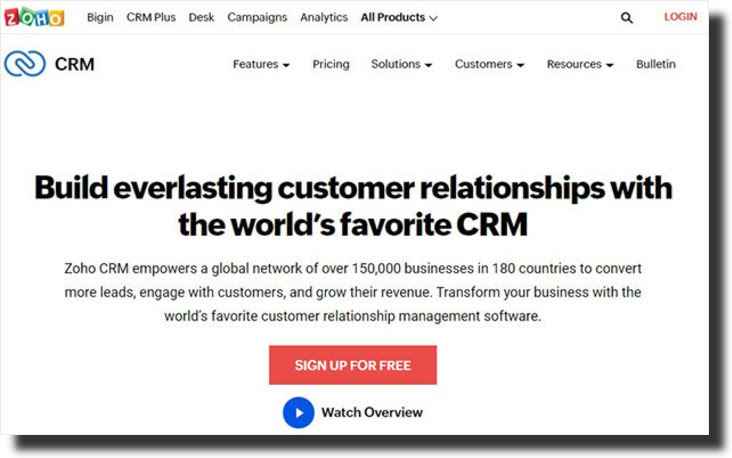 zoho crm