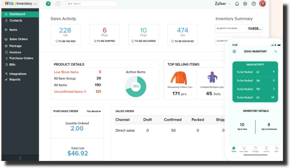 zoho inventory