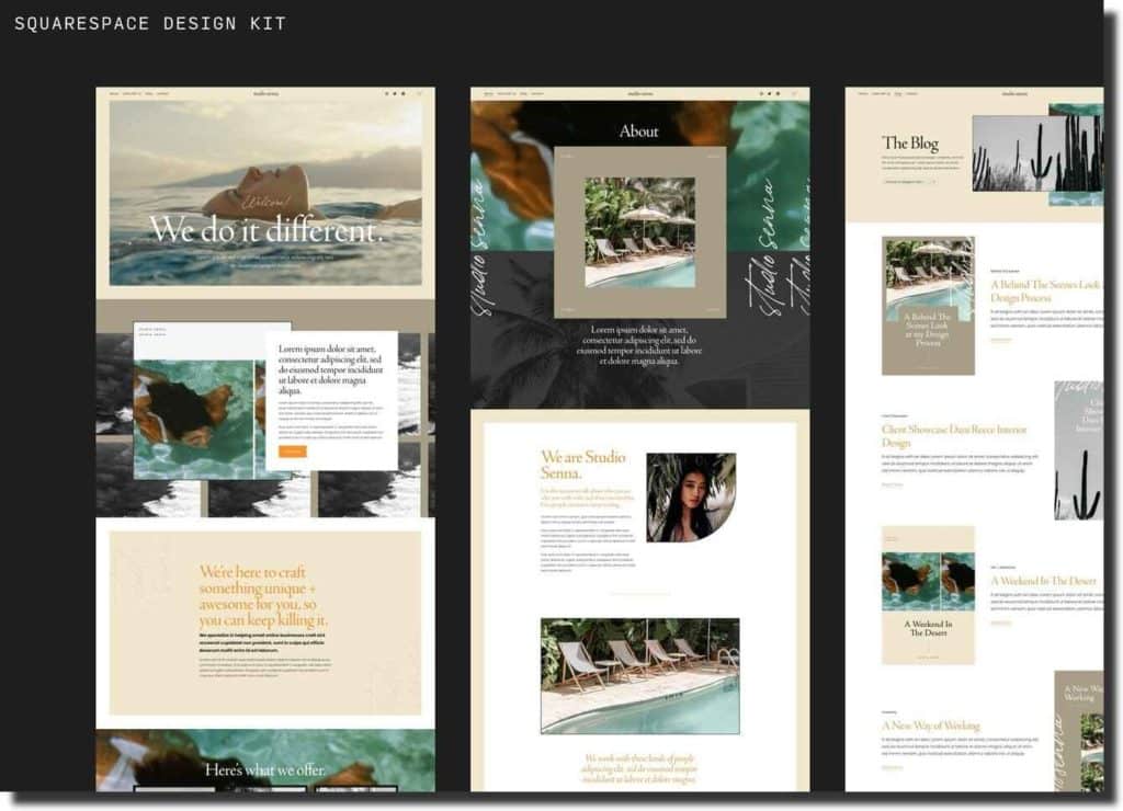 Top 30 Premium Squarespace Templates - Wiremo
