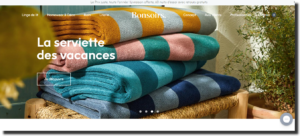 homepage-of-bedding-brand-Bonsoirs