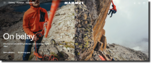homepage-of-outdoor-brand-Mammut