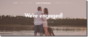 squarespace wedding examples