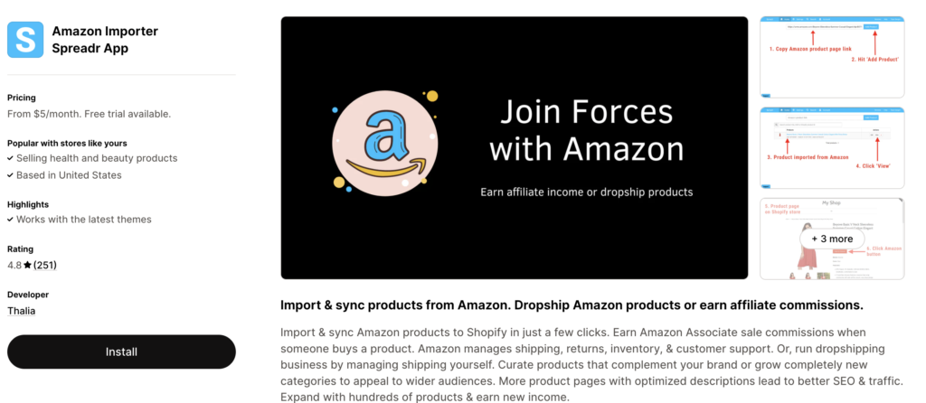 Shopify Amazon Apps