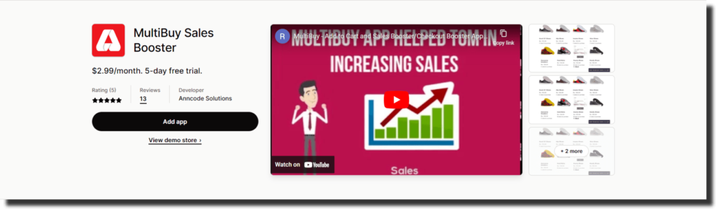 MultiBuy Sales Booster - Multibuy helps customers to add multiple items to  cart quickly