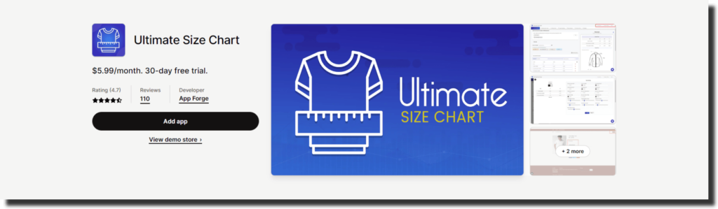 Clean Size Charts: Size Guide - Clean Size Charts: Ultimate Size Guide App  for Shopify Store