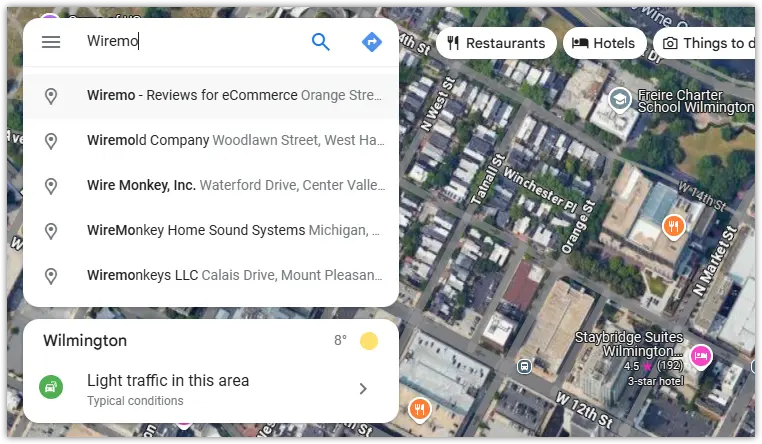 How to See My Google Reviews 3 Type your business name in Google Maps search to find it