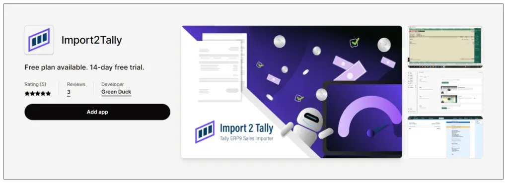 Import2Tally: Shopify Product Importer App