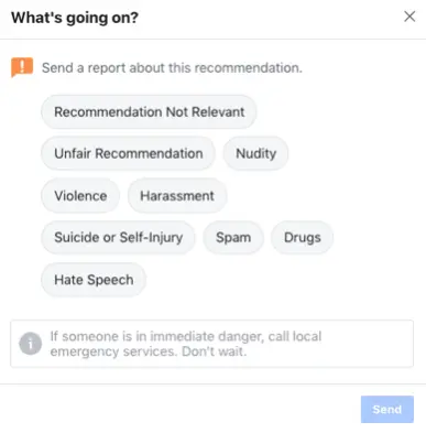 Remove bad reviews from Facebook