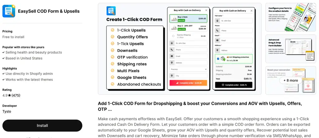 15 Best Free Upsell app Shopify 10 EasySell
