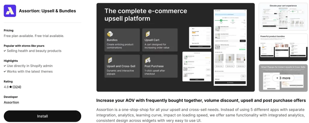 15 Best Free Upsell app Shopify 8 assortion upsell app