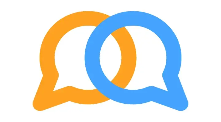 Increase customer loyalty concept with connected customer conversation icons