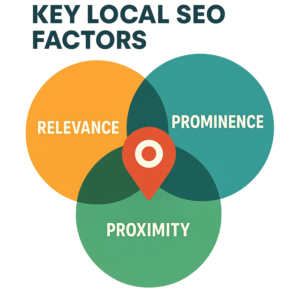 local SEO ranking factors diagram