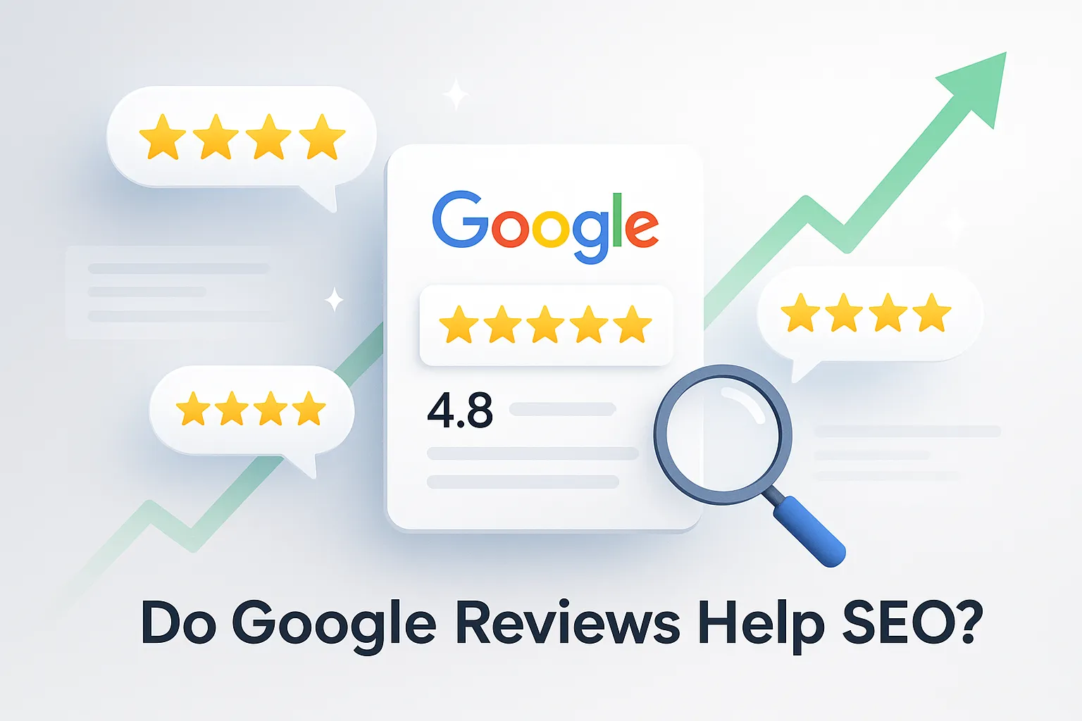 Google review ratings boosting SEO ranking