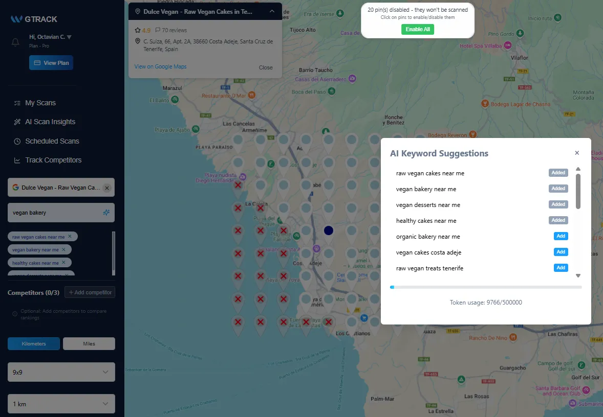 How to Master Local Keyword Research 6 GTrack AI keyword suggestions for local search