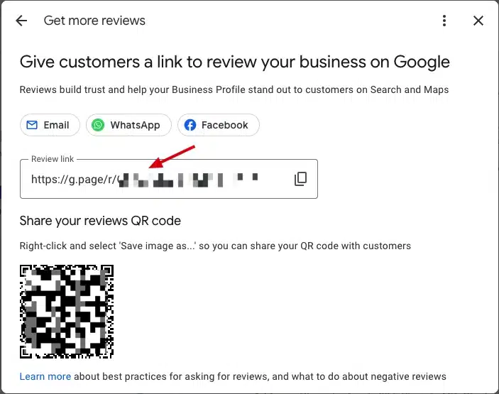How to Get Your Google Review Link and Share It 2 How to copy and share a Google review link with customers.