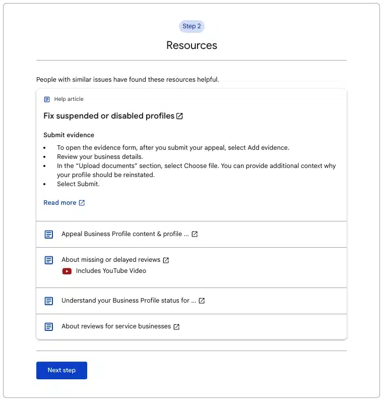 Deleted Google Reviews: How to Recover Them in 2026 5 Google Business Profile support resources page with guidance for recovering deleted Google reviews
