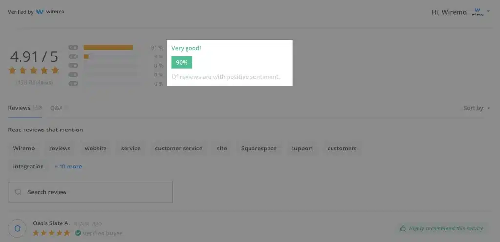 How to Use AI to Dominate Local SEO in 2026 6 review sentiment insights dashboard showing positive feedback trends and keyword opportunities