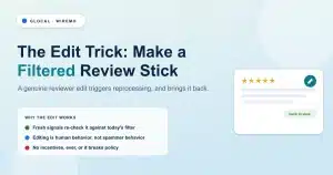 The edit trick that recovers filtered Google reviews